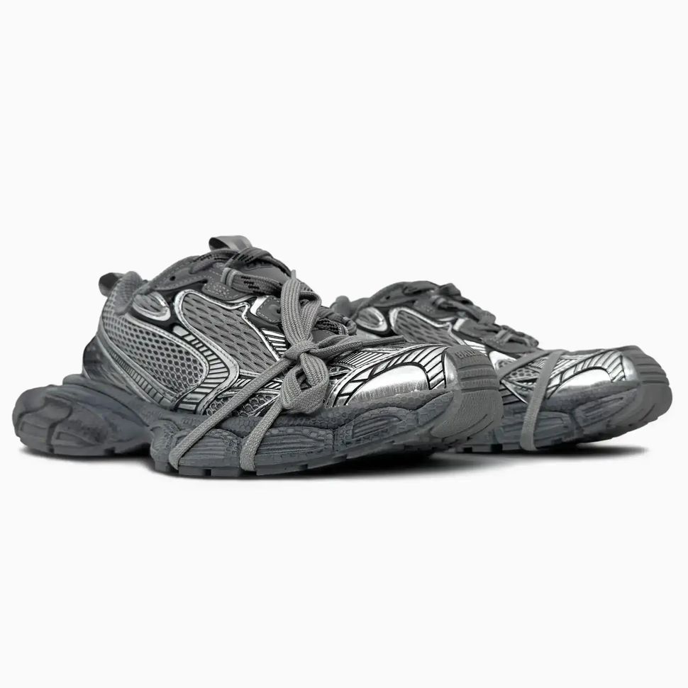 Balenciaga 3XL Mesh Grey Silver