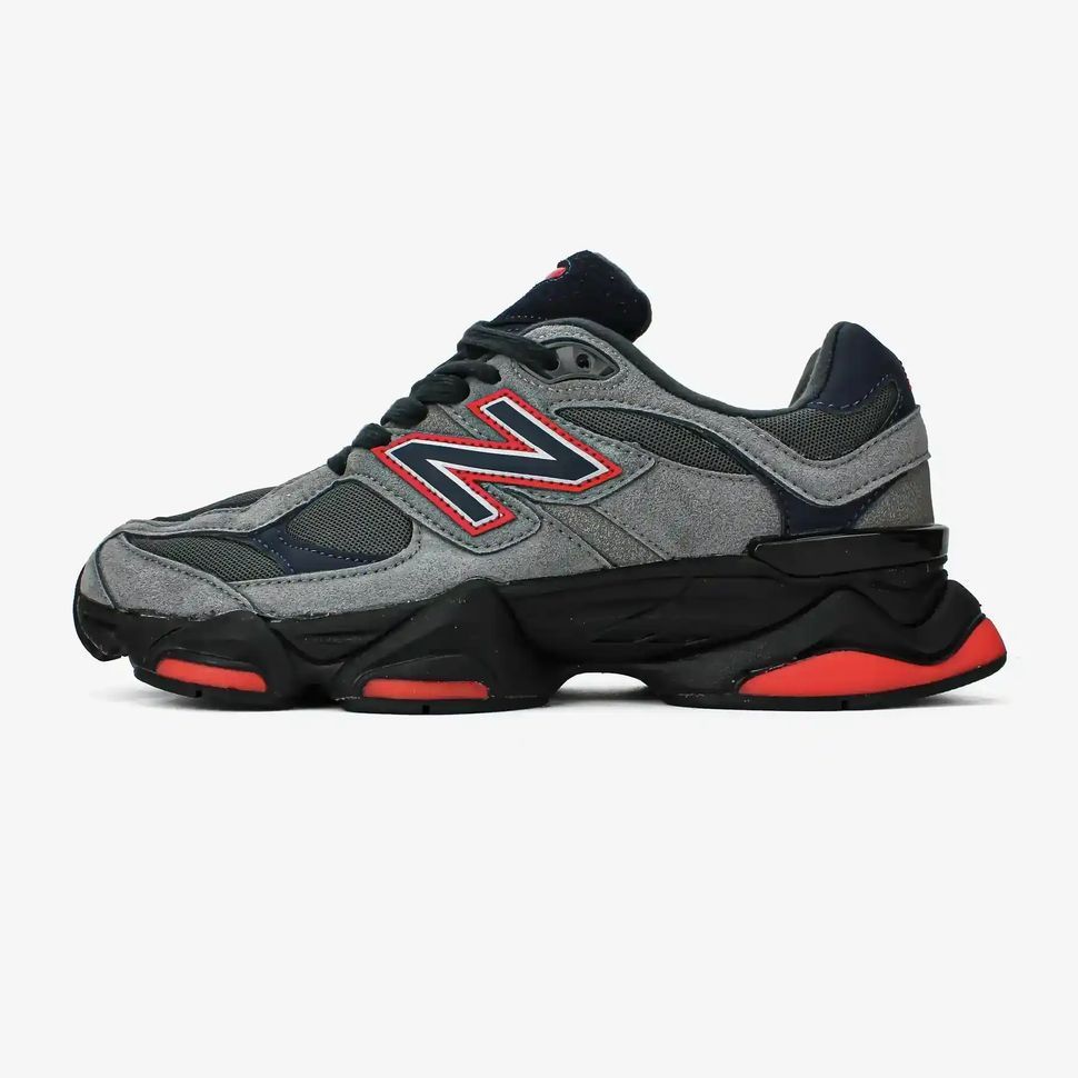New Balance 9060 Grey Black Red, 40