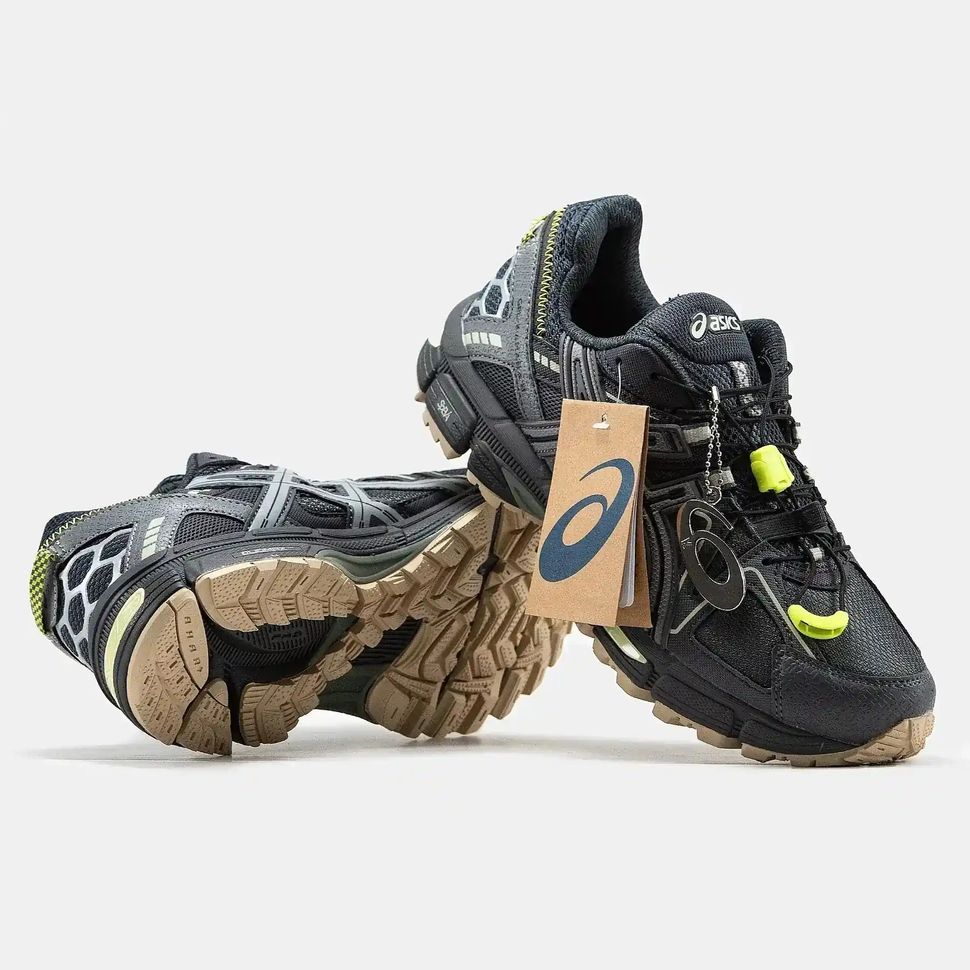 Asics Gel-Kahana 8 Black Grey Lime