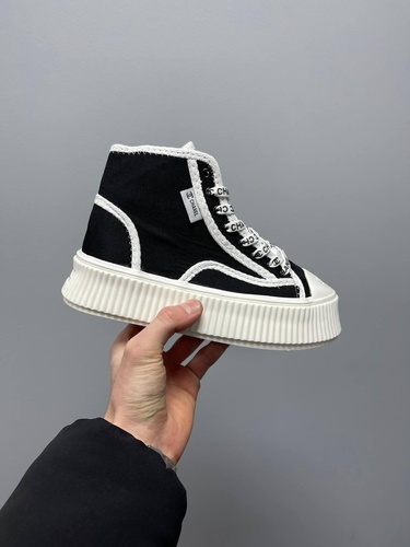 Chanel Sneakers Platform Black 4713 фото