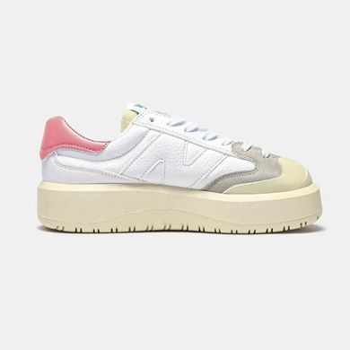 New Balance CT302 White Pink Platform