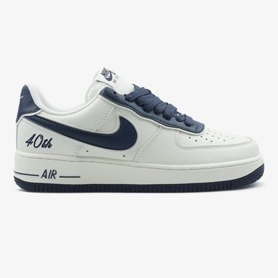 Nike Air Force 1 Low White Navy 40th, 40