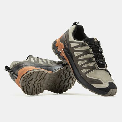 Salomon XA PRO 3D GORE-TEX Black Khaki Orange Термо, 41