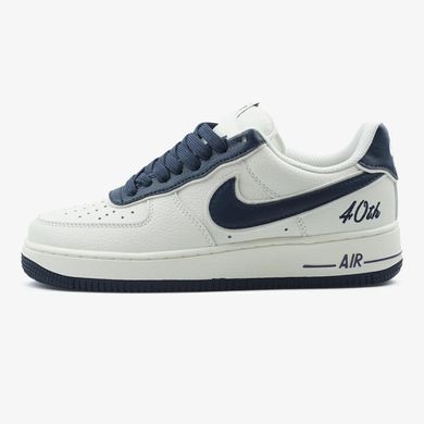Nike Air Force 1 Low White Navy 40th, 40