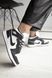 Зимові баскетбольні кросівки Nike Air Jordan Retro 1 High Black White 2 5765 фото 5