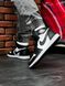 Баскетбольные кроссовки Nike Air Jordan 1 High Black White X 6695 фото 9
