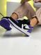 Nike Air Jordan Retro 1 Low Violet White Black 2134 фото 3