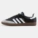 Кеды Adidas Samba Vegan Black White Grey 9256 фото 1