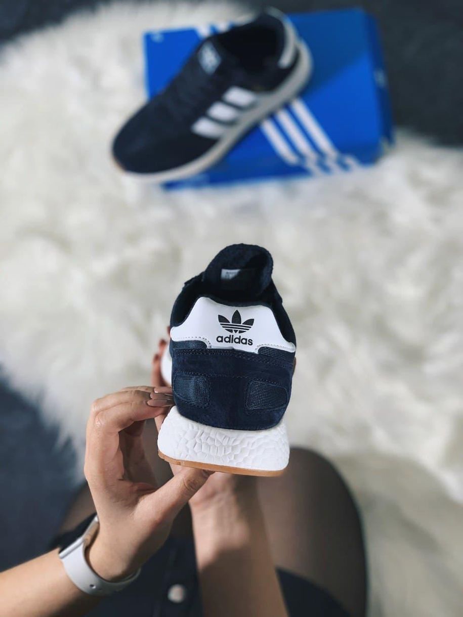 Кроссовки Adidas Iniki Dark Blue White 2528 фото