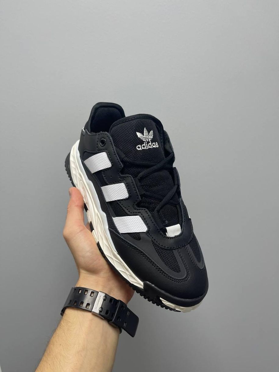 Кросівки Adidas Niteball Black White v3 8271 фото