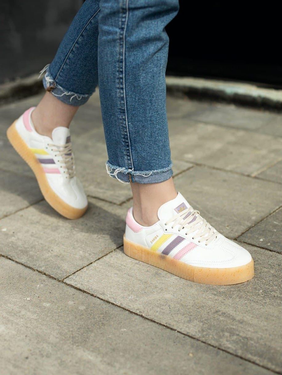 Кросівки Adidas Samba White Gum 3 Colors 2807 фото