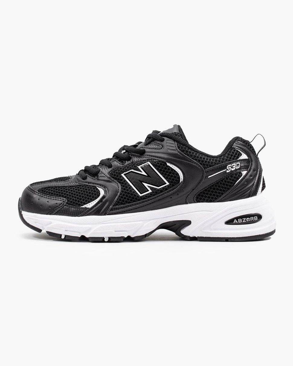 Кросівки New Balance 530 Black White 3555 фото