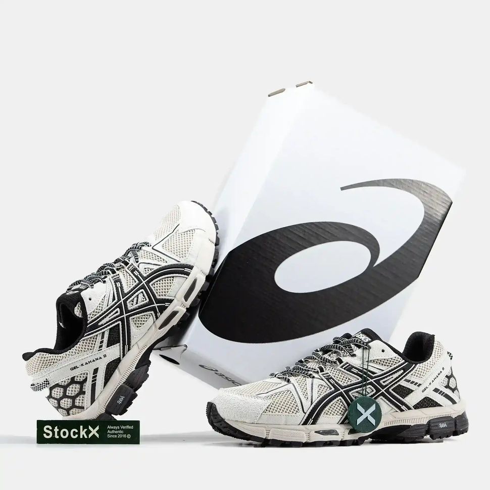 Asics Gel-Kahana 8 Cream Black White