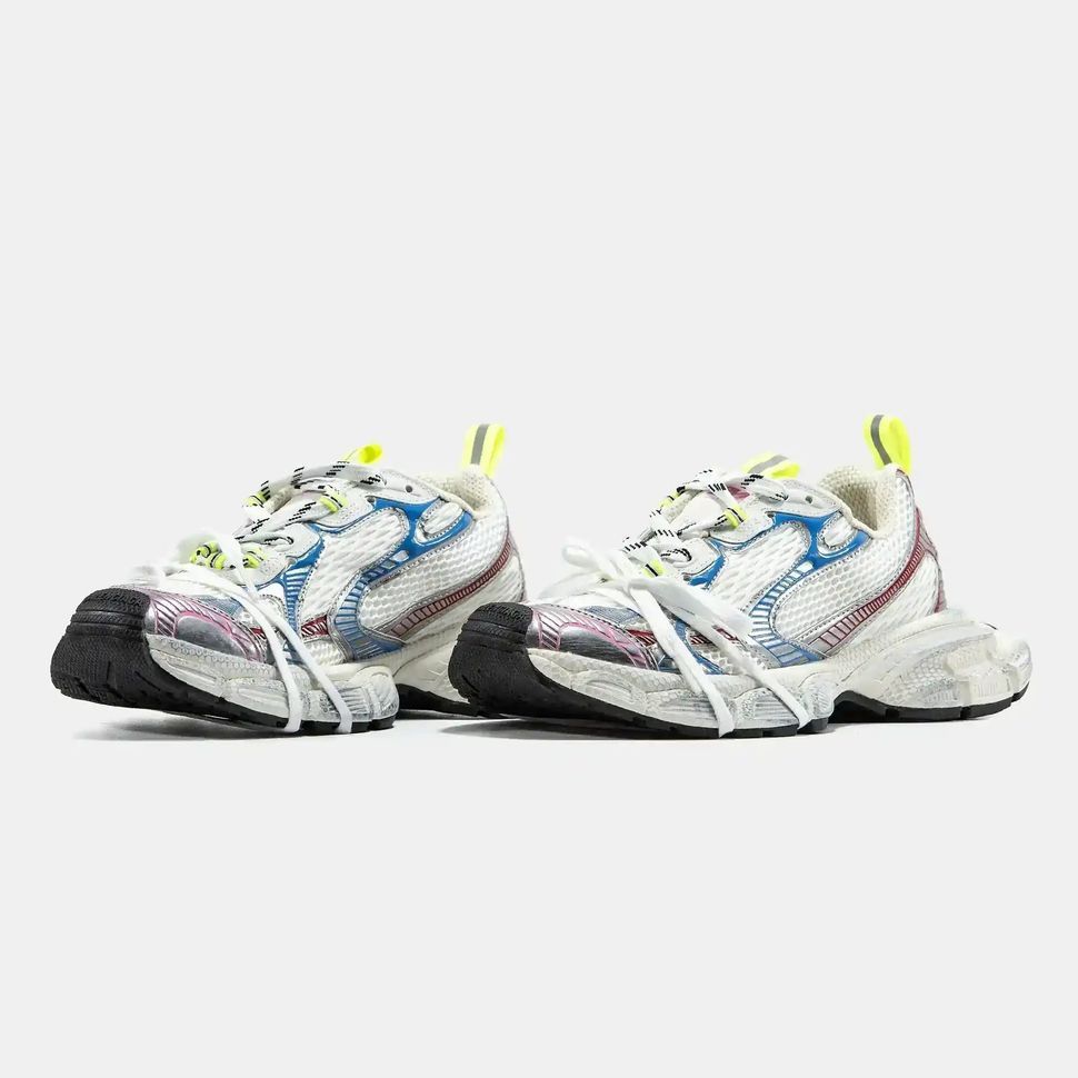 Balenciaga 3XL White Silver Blue Red