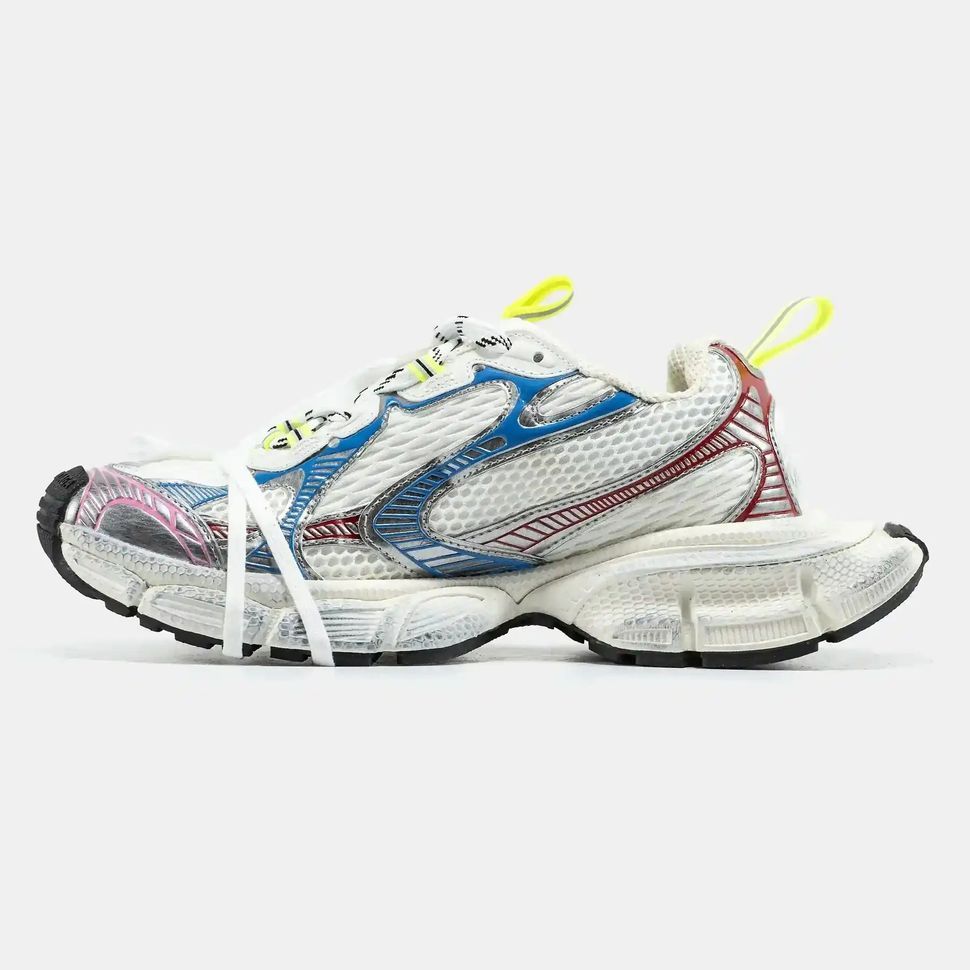 Balenciaga 3XL White Silver Blue Red