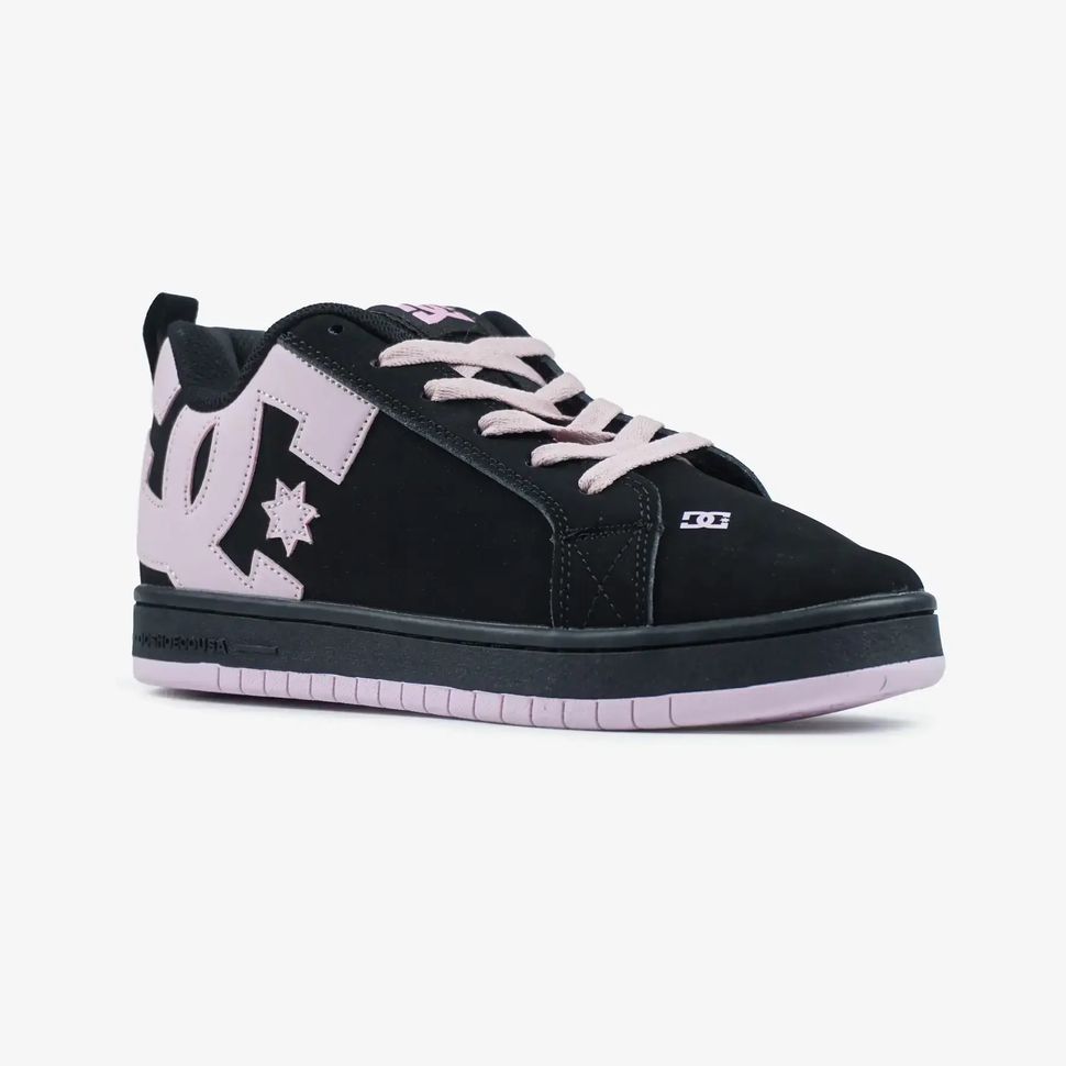 DC Court Graffik Black Pink Logo, 36