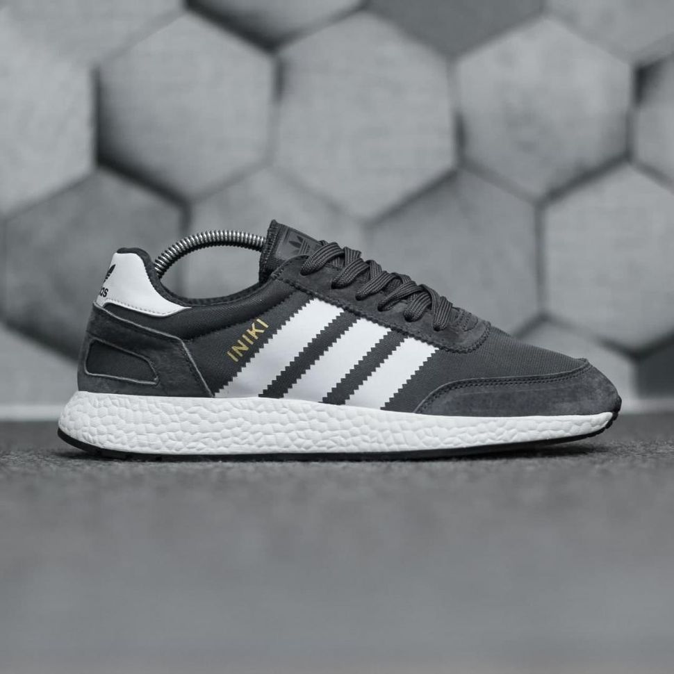 Кроссовки Adidas Iniki Grey White 5 2519 фото