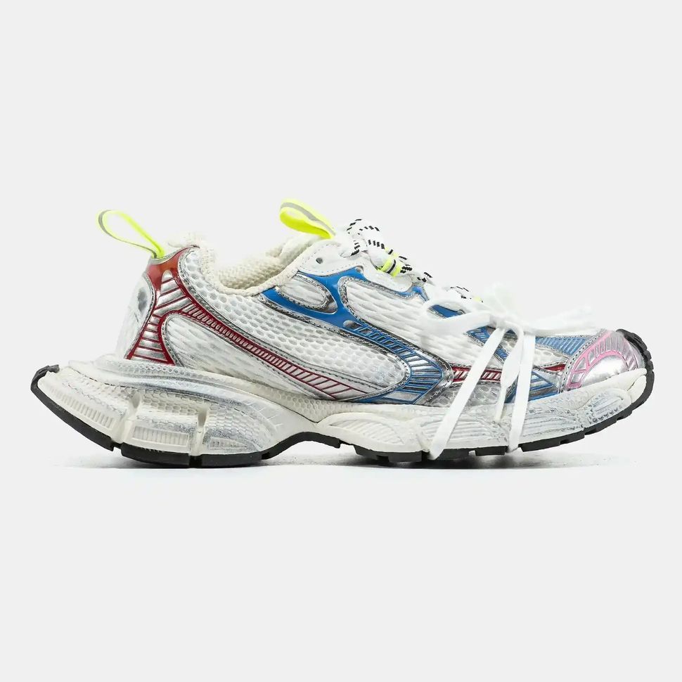 Balenciaga 3XL White Silver Blue Red