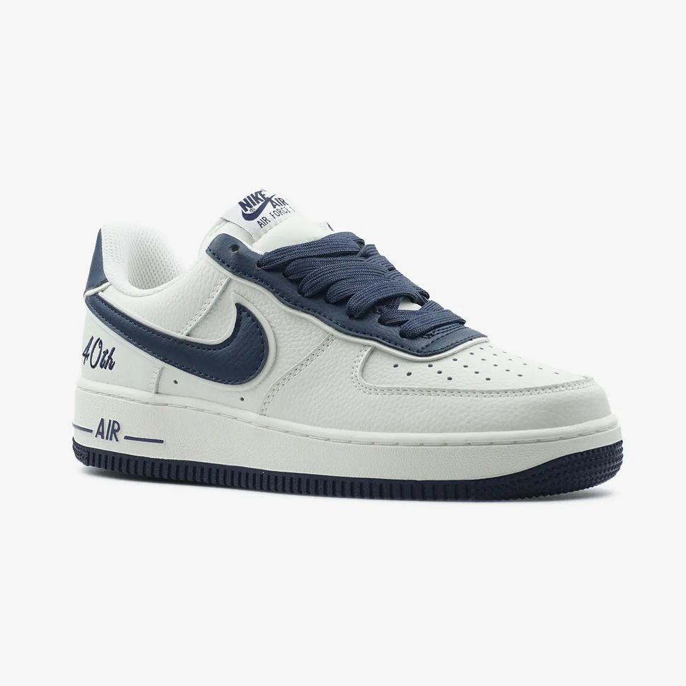 Nike Air Force 1 Low White Navy 40th, 40