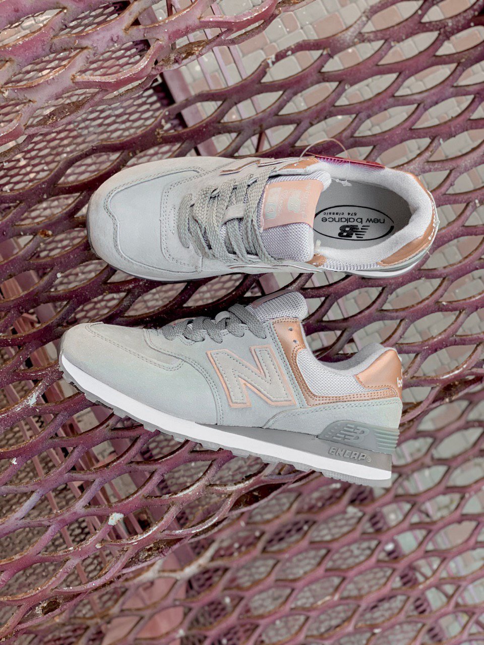 new balance grey gold