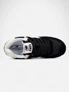 New Balance 574 Triple Black White, 36