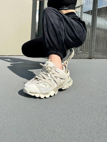 Кроссовки Balenciaga Track Recycled Sole in Beige 9243 фото