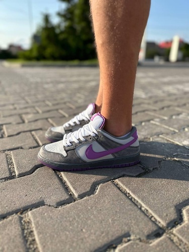 Кроссовки Nike SB Dunk Low x Otomo Katsuhiro Grey Purple 9316 фото