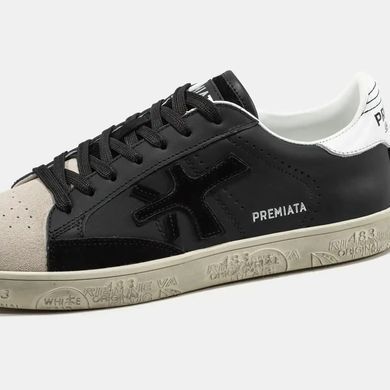 Premiata Steven Black White Beige, розмір 42