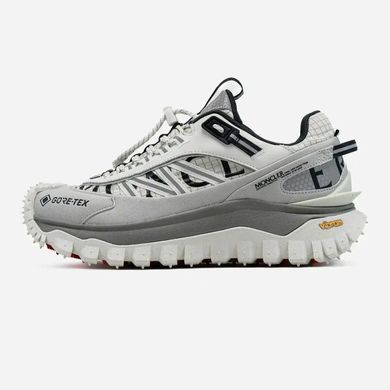 Moncler Trailgrip Gore-Tex Grey White Red, 41
