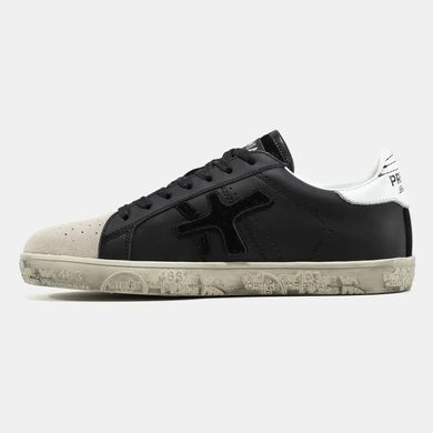 Premiata Steven Black White Beige, розмір 42