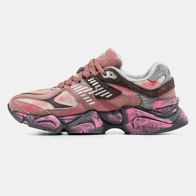 New Balance 9060 Rosewood Pink Distressed