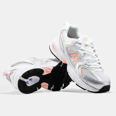 New Balance 530 White Silver Peach