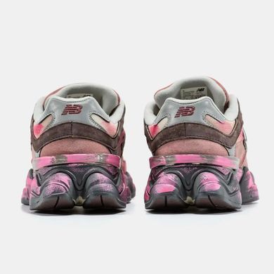 New Balance 9060 Rosewood Pink Distressed