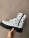 Черевики Dr. Martens JADON x Louis Vuitton Premium White (Молнія) 4380 фото 5