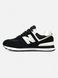 New Balance 574 Triple Black White, 36