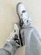 Баскетбольные кроссовки Nike Air Jordan 4 White Grey Black 9395 фото 4