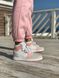 Баскетбольні кросівки Nike Air Jordan 1 Retro High Pink Grey White 2 2038 фото 2