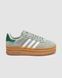 Adidas Gazelle Bold Green White Gum, 39