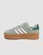 Adidas Gazelle Bold Green White Gum, 39
