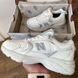 Зимові Кросівки New Balance 530 White Leather Хутро 9886 фото 7