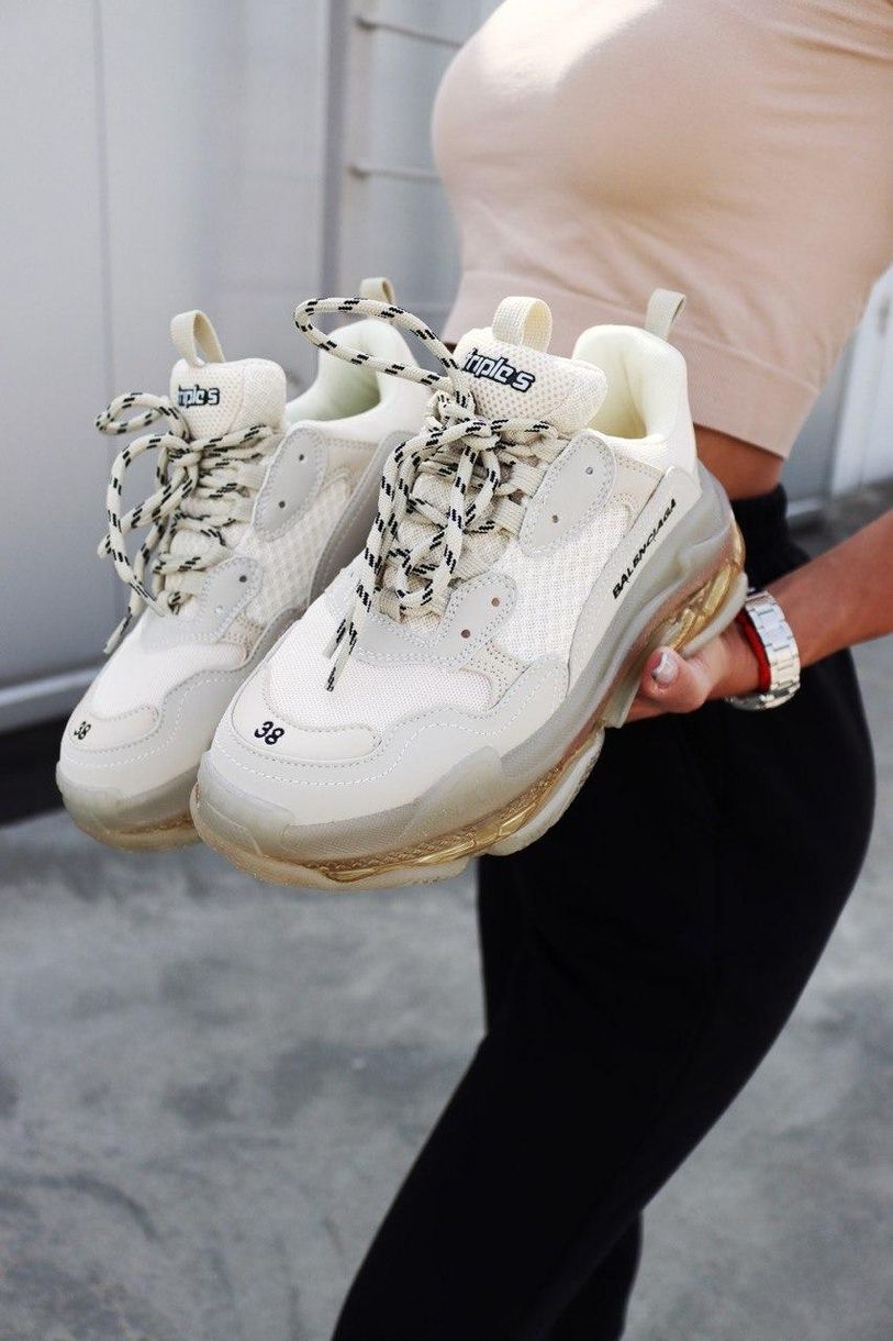 Кросівки Balenciaga Triple S Clear Sole Beige Brown 3443 фото