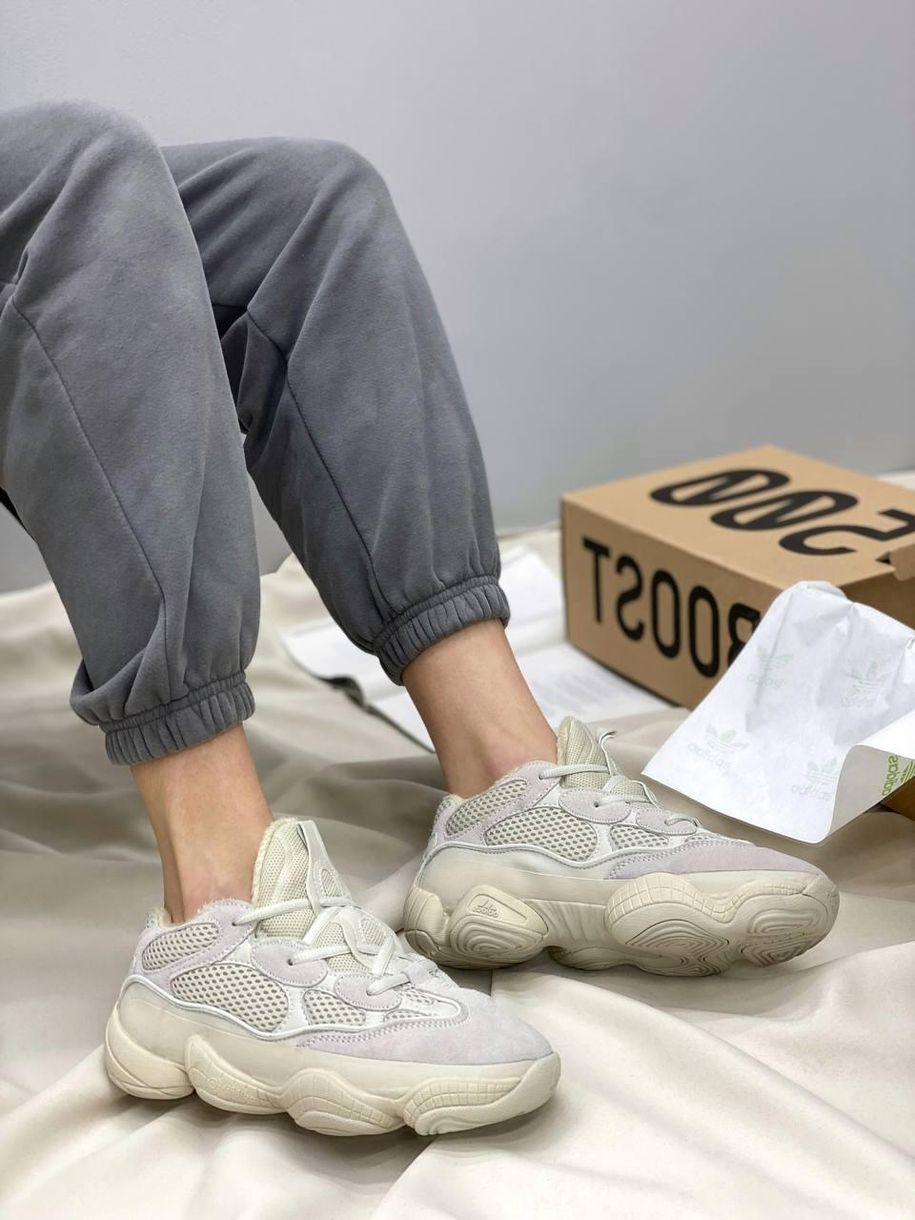 Зимові Кросівки Adidas Yeezy Boost 500 Stone 6977 фото