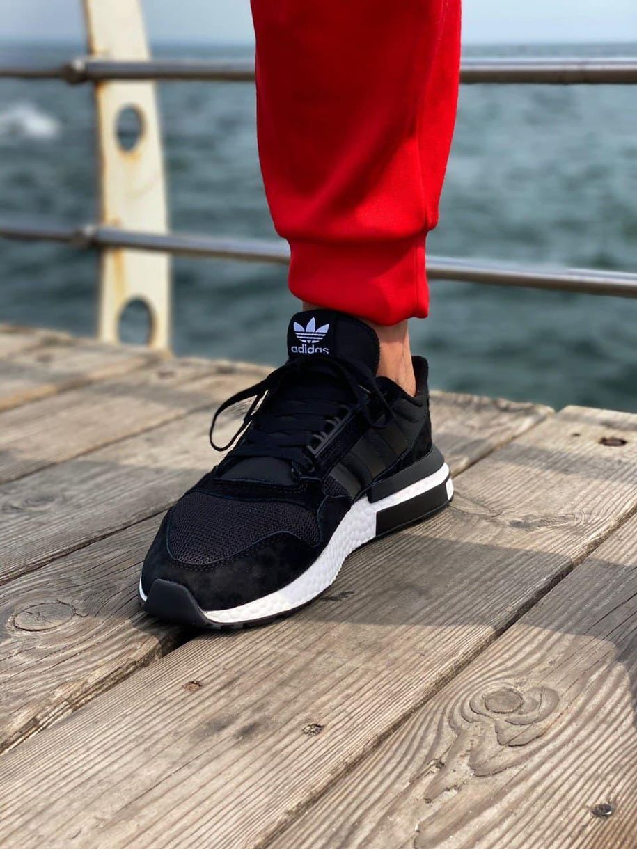 Кросівки Adidas ZX 500 Black White 3 3246 фото