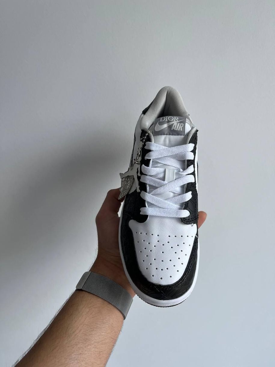 Баскетбольні кросівки Nike Air Jordan Dior Low Black 7684 фото