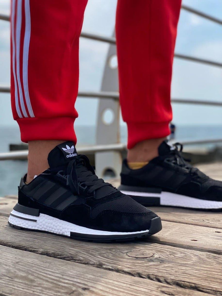 Кросівки Adidas ZX 500 Black White 3 3246 фото