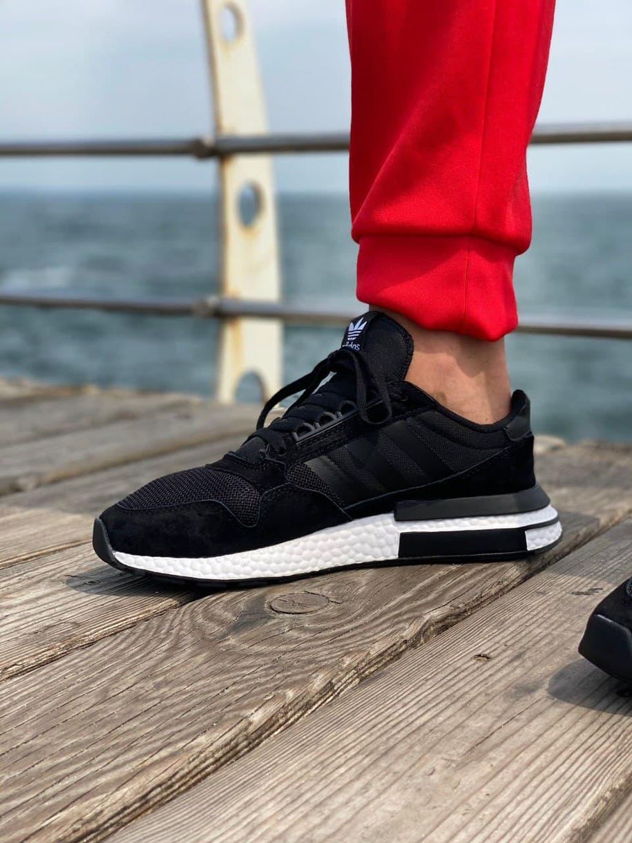 Кросівки Adidas ZX 500 Black White 3 3246 фото