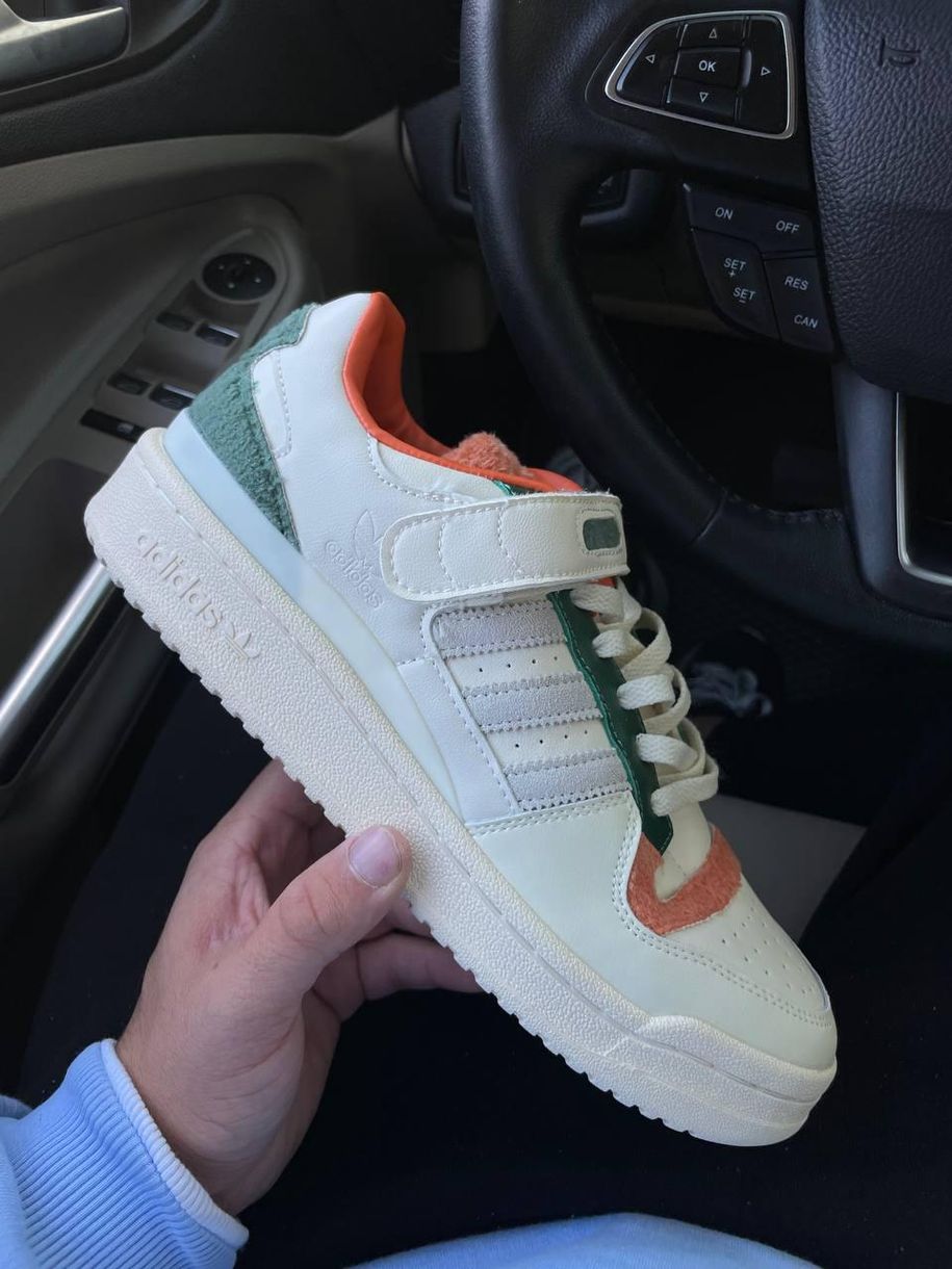 Кросівки Adidas Forum White Green v2 8778 фото