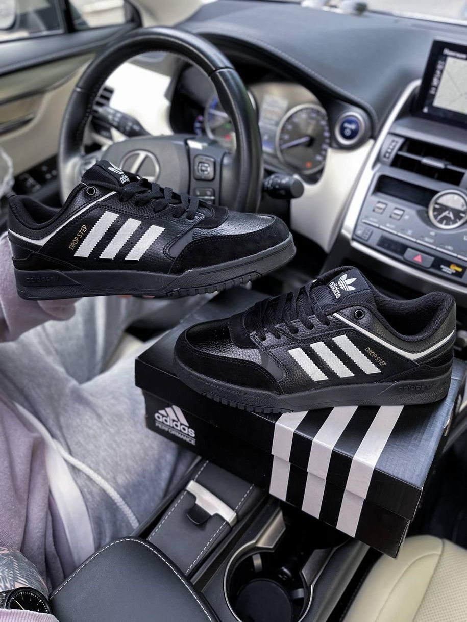 Adidas Drop Step Black White v2 2359 фото