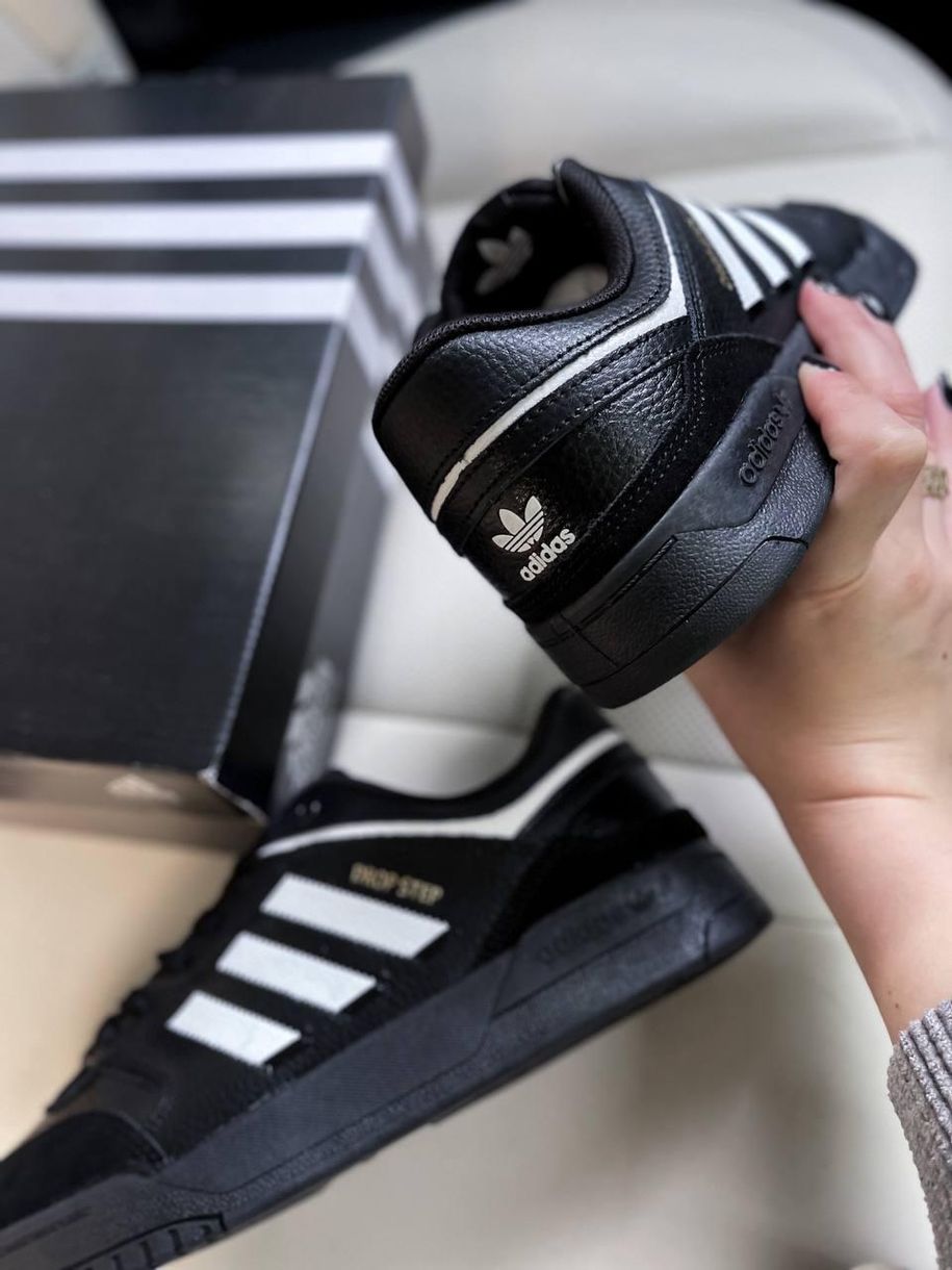 Кроссовки Adidas Drop Step Black White v2 2359 фото