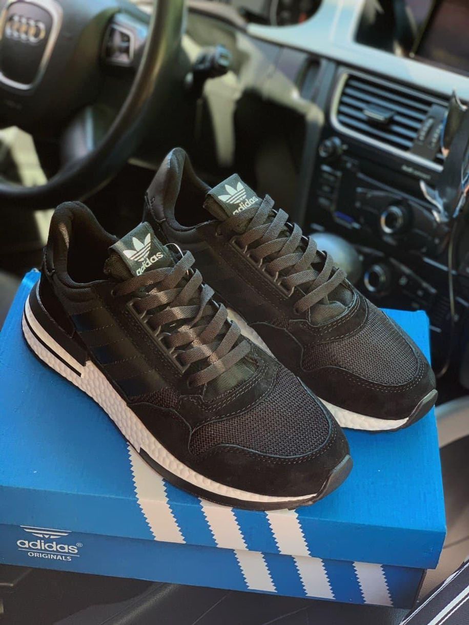 Кросівки Adidas ZX 500 Black White 3 3246 фото